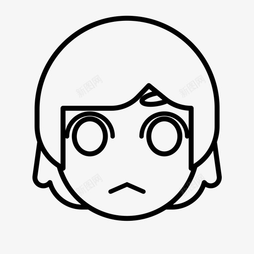 化身动画表情符号svg_新图网 https://ixintu.com 化身 表情 符号 情感 动画 中性