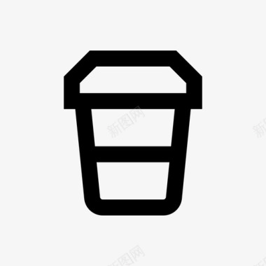 咖啡杯外卖外卖咖啡图标