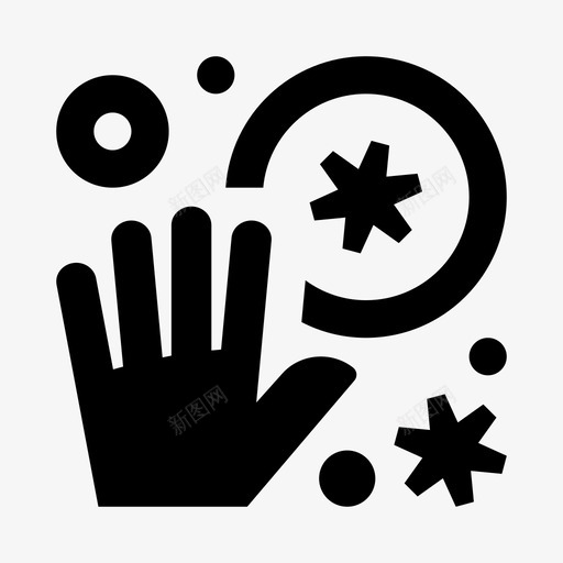 不碰covid手svg_新图网 https://ixintu.com 洗手 不碰 不碰手 感染 病毒