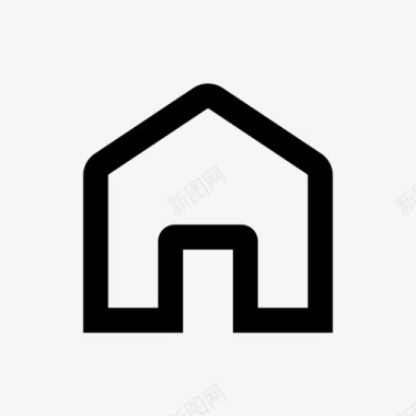房屋建筑住宅出租图标