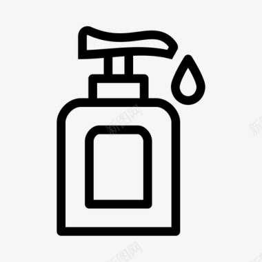 洗发水身体护理图标