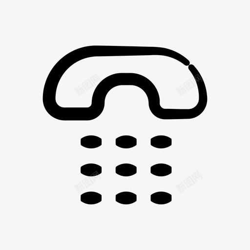 电话拨号拨号器svg_新图网 https://ixintu.com 电话 拨号 拨号器 小型
