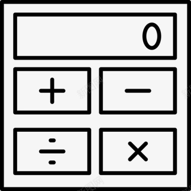 计算器计算机方程式图标