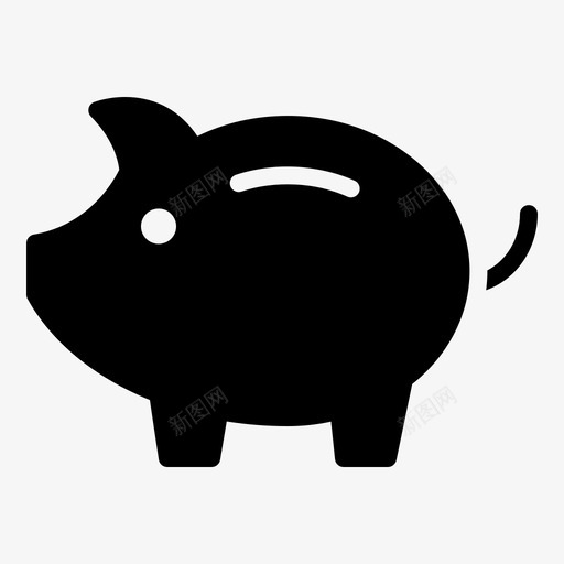 小猪银行电子商务储蓄svg_新图网 https://ixintu.com 小猪 银行 电子商务 储蓄 图标