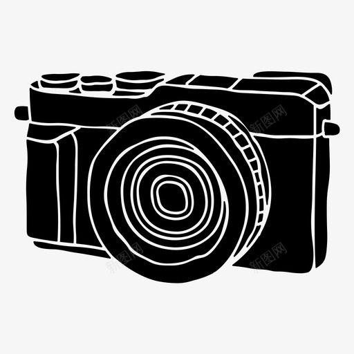 数码相机小型相机立体相机svg_新图网 https://ixintu.com 数码相机 相机 小型 立体