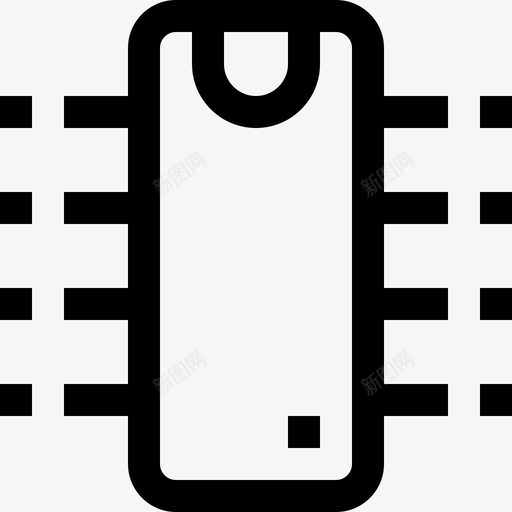 微芯片硬件热点svg_新图网 https://ixintu.com 硬件 芯片 热点 传感器 无线 设备