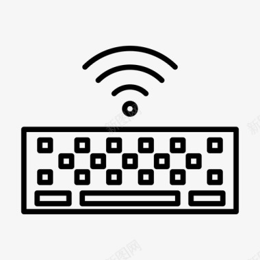 无线键盘配件计算机图标