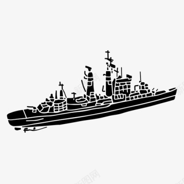 海军军舰船图标