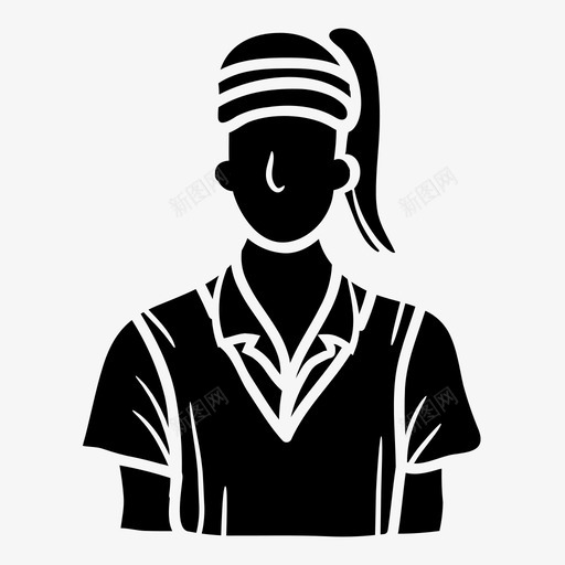 球童高尔夫球手背心svg_新图网 https://ixintu.com 球童 高尔夫 球手 背心 女人 职业 雕文