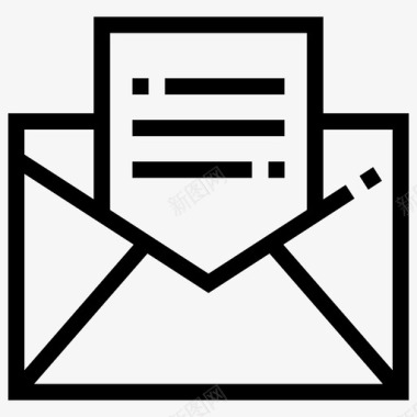 电子邮件应用程序通信图标