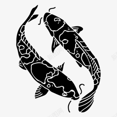 锦鲤鱼日本图标
