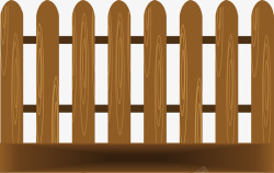木栏杆景观设计植物素材