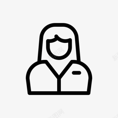 妇女企业经理图标