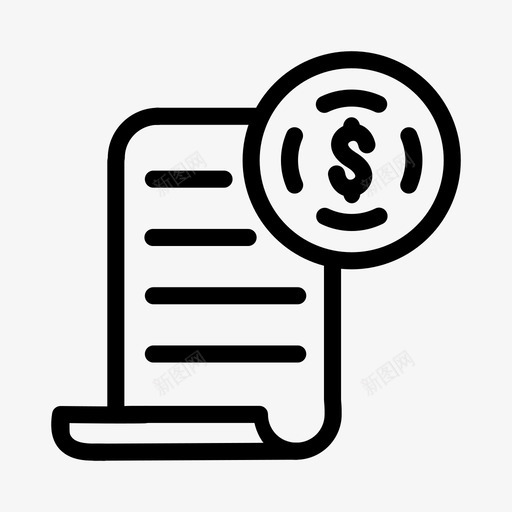 纸和硬币书文件svg_新图网 https://ixintu.com 硬币 书文 文件 笔记 图标 商业 现代 技术
