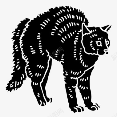 黑猫万圣节倒霉图标