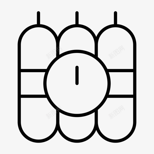 炸药炸弹爆炸物svg_新图网 https://ixintu.com 炸药 炸弹 爆炸物 军用