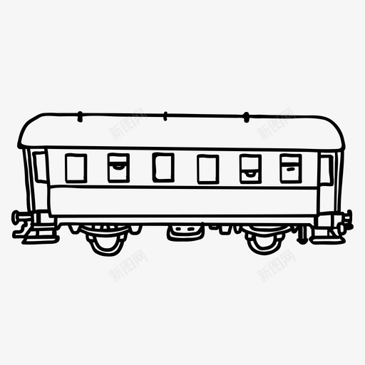 客车转向架列车运输svg_新图网 https://ixintu.com 客车 转向架 列车 运输