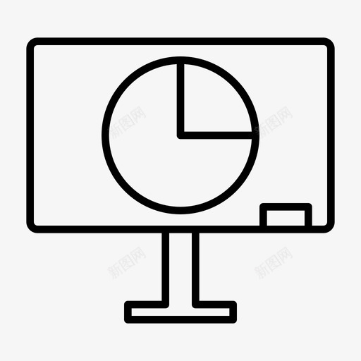 展示板商务学习svg_新图网 https://ixintu.com 展示 商务 学习 幻灯片 教学 学校 图标