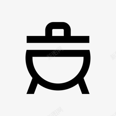 大锅锅炉水壶图标