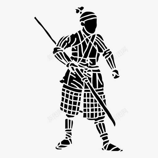 武士盔甲战士svg_新图网 https://ixintu.com 武士 战士 盔甲