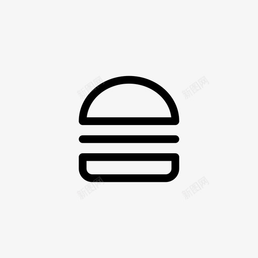 汉堡包快餐食物svg_新图网 https://ixintu.com 垃圾 汉堡包 快餐 食物 食品