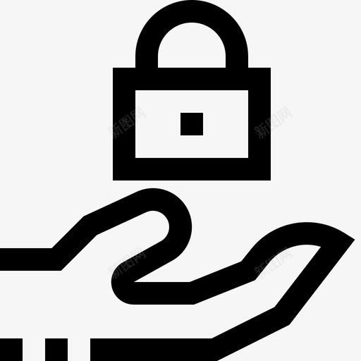 安全保护提供手锁svg_新图网 https://ixintu.com 安全 保护 提供 手锁 安全网 网络