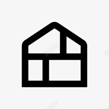 楼层房屋房屋蓝图图标