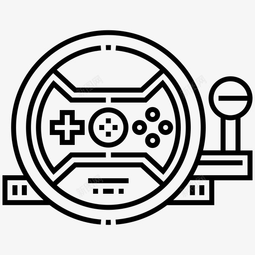 方向盘控制台控制器svg_新图网 https://ixintu.com 方向盘 设备 游戏视频 控制台 控制器 游戏