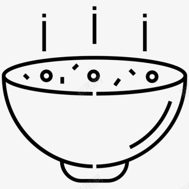 汤快餐食品图标