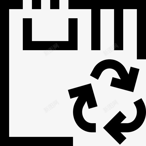 环保袋回收再利用svg_新图网 https://ixintu.com 环保 回收 再利用 购物