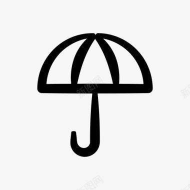 小雨伞图标