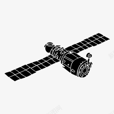 空间站航天器宇宙飞船图标