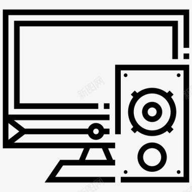 电脑扬声器设备工作室图标