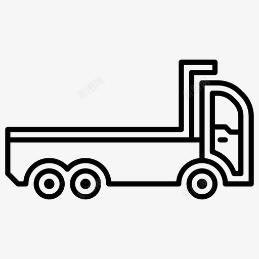 卡车货物建筑svg_新图网 https://ixintu.com 运输 卡车 货物 建筑 运输线