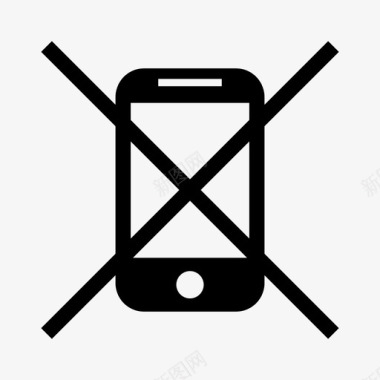 关闭手机禁止使用手机禁用手机图标