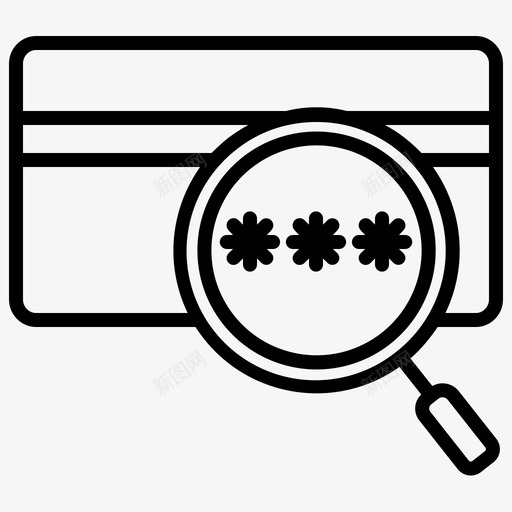 信用卡借记卡密码svg_新图网 https://ixintu.com 信用卡 借记卡 密码 安全 全码 银行