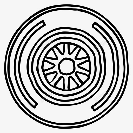 f1轮胎汽车车轮svg_新图网 https://ixintu.com 轮胎 汽车 车轮 一级 方程式