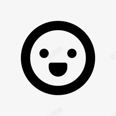 快乐表情符号快乐脸pixa表情符号64px图标