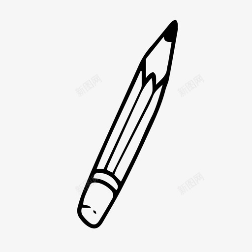 铅笔美术涂鸦svg_新图网 https://ixintu.com 铅笔 美术 涂鸦 画画 写字
