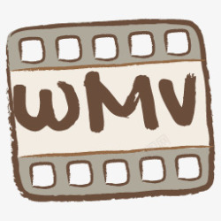 wmv文件icon儿童装饰素材