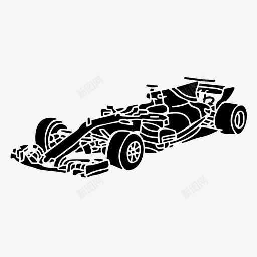 一级方程式赛车f1比赛svg_新图网 https://ixintu.com 一级 方程式赛车 比赛 方程式 实心