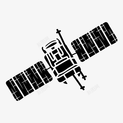 卫星通讯轨道器svg_新图网 https://ixintu.com 太空 卫星 通讯 轨道 道器 宇宙飞船 符号