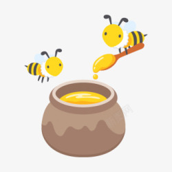 蜂蜜水果素材