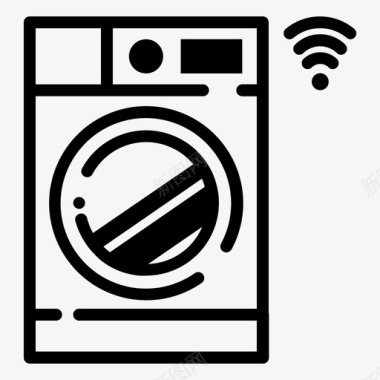 洗衣机物联网智能家居图标