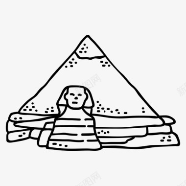 吉萨大金字塔埃及世界奇迹图标
