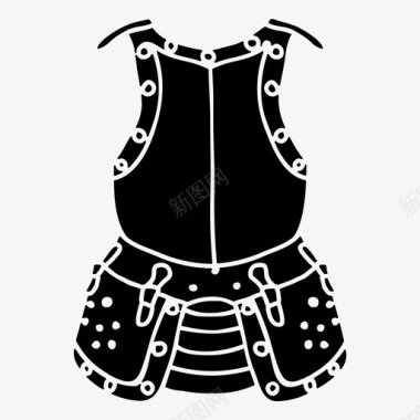 胸甲盔甲骑士图标
