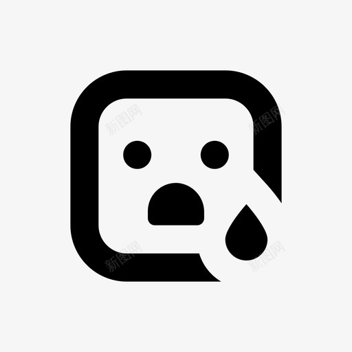 哭哭表情符号哭中表情符号svg_新图网 https://ixintu.com 符号 表情 号哭 哭哭 中表