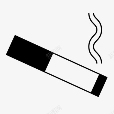 烟草香烟尼古丁图标