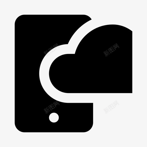 移动云存储手机云存储svg_新图网 https://ixintu.com 移动 存储 手机 智能 设备 固态