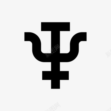 海王星占星术符号占星术图标